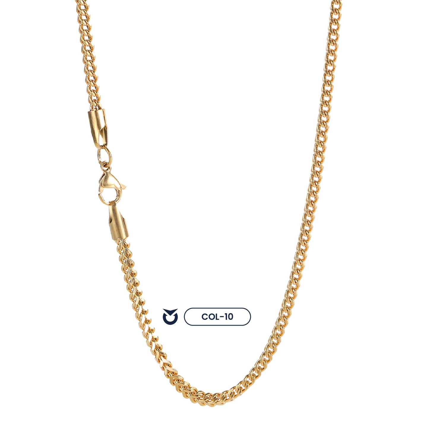 COLLAR ROPE DORADO - PLATEADO | COL-10 I COL-11 (1)