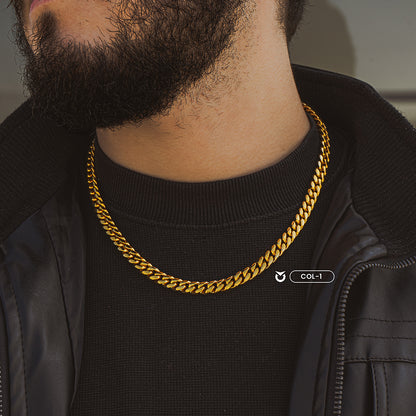 COLLAR URBANO CURB MIAMI - DORADO | COL-1 I COL-2 (2)