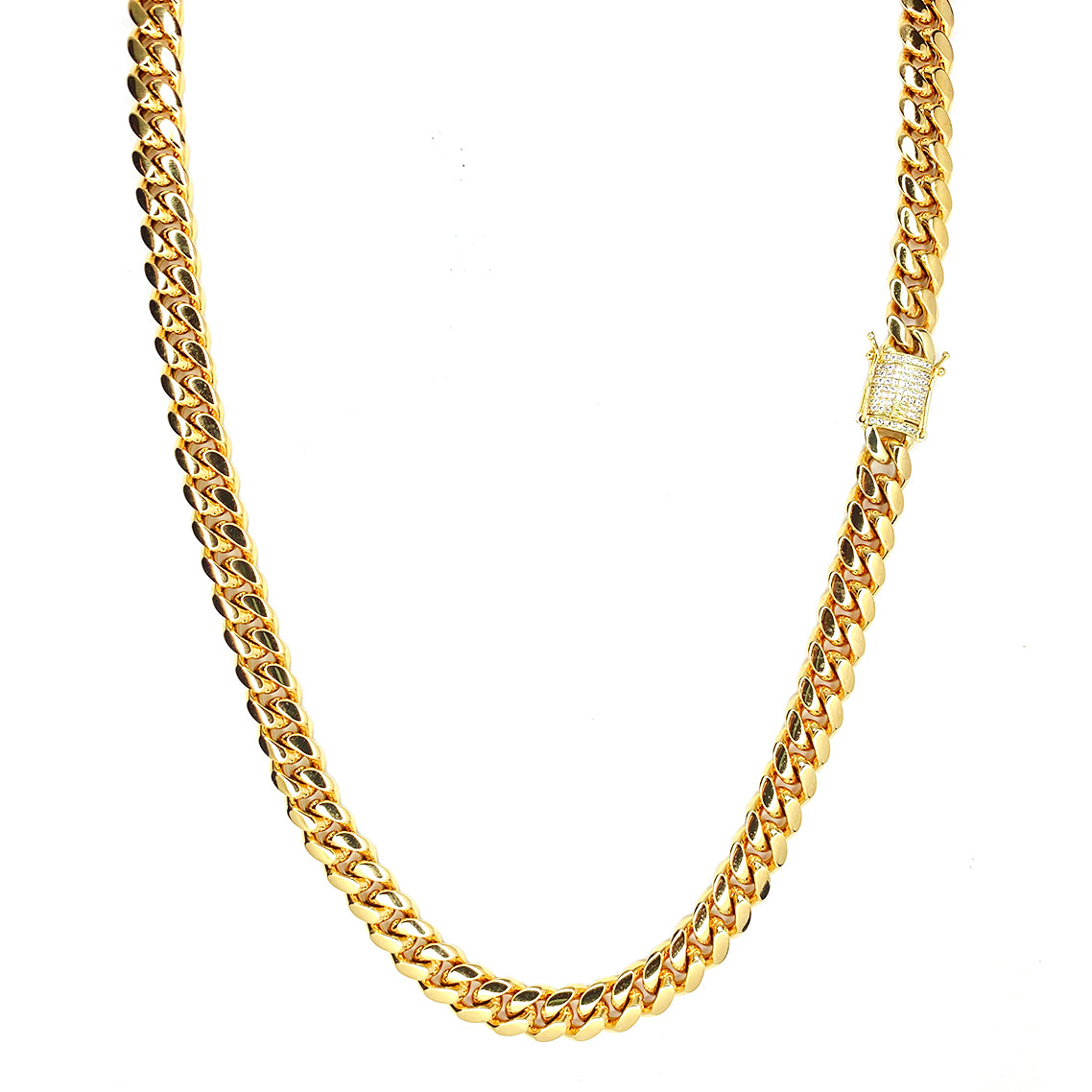 COLLAR URBAN CUBAN LINK PLATA - DORADO | COL-8 I COL-9 (1)