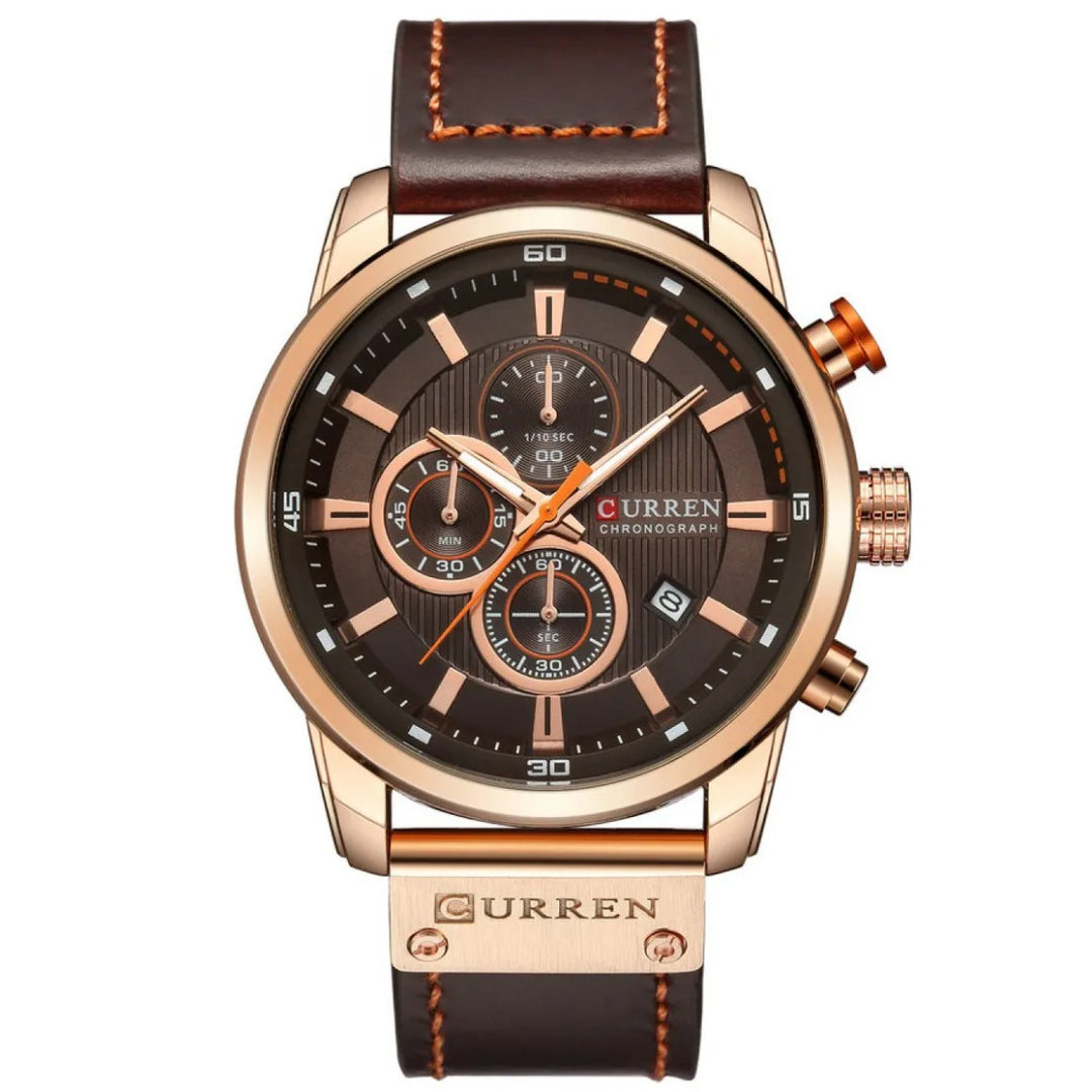RELOJ CURREN 8291 ORIGINAL CASUAL MARRÓN | CUR-101