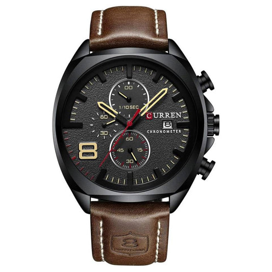 RELOJ CURREN ORIGINAL 8324 CASUAL MARRON OSCURO | CUR-113
