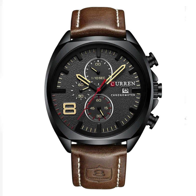 RELOJ CURREN CASUAL MARRON OSCURO| SKU: CUR-113