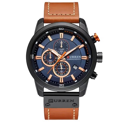 RELOJ CURREN 8291 ORIGINAL CASUAL MARRÓN PARA HOMBRE | CUR-38 | CUR-44 | CUR-101 | CUR-115