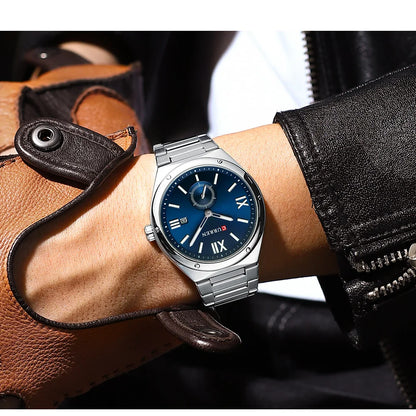 RELOJ CURREN ORIGINAL - CASUAL NEGRO, DORADO Y PLATEADO | SKU: CUR-135, CUR-136, CUR-137