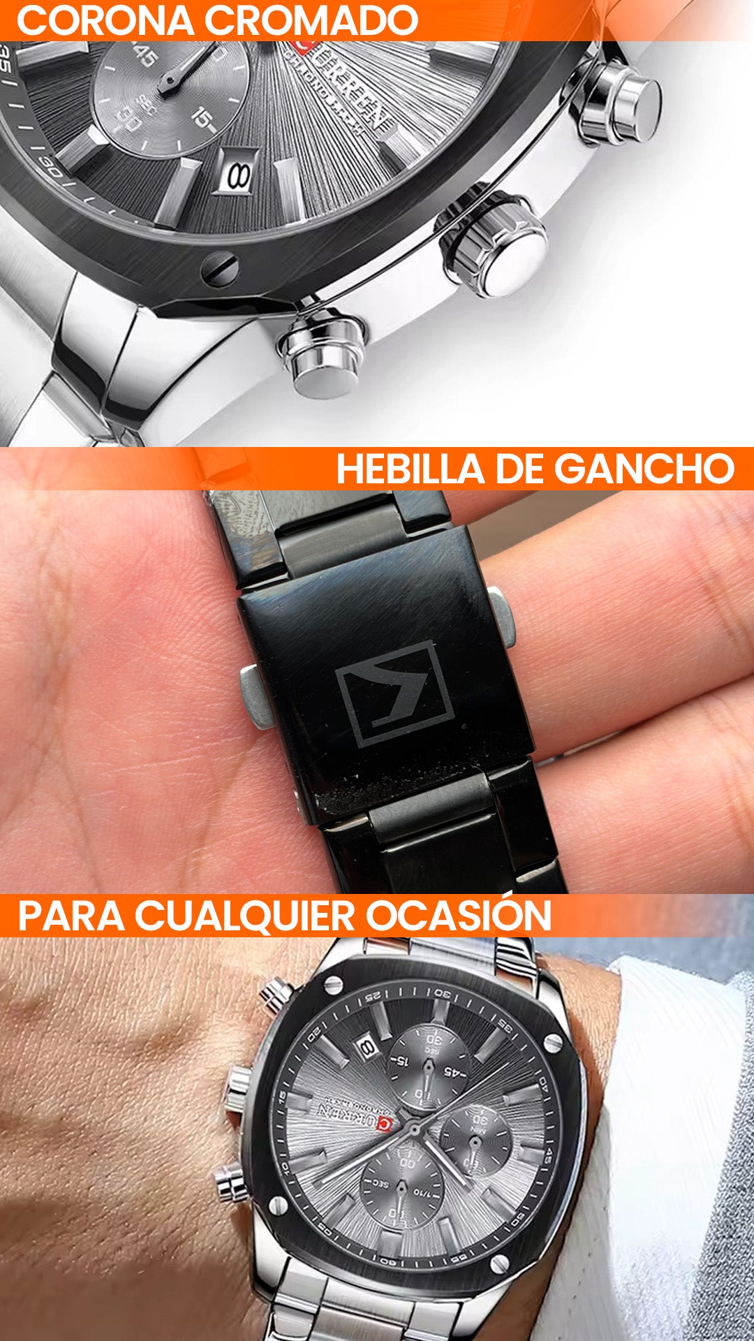 RELOJ CURREN 8490 ORIGINAL CUARZO | CUR-152, CUR-153, CUR-154