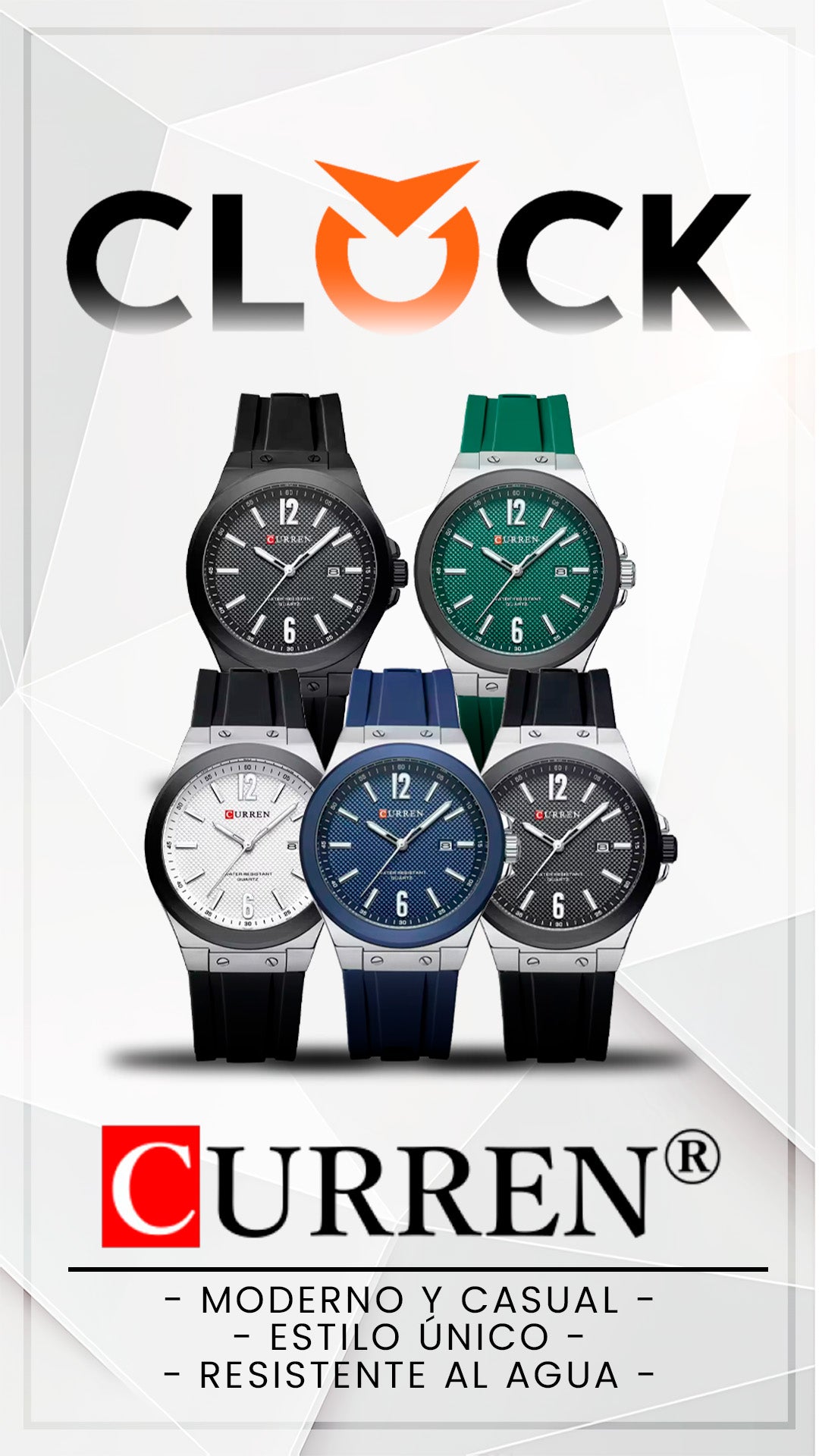 RELOJ CURREN 8467 ORIGINAL CUARZO | CUR-155, CUR-156, CUR-157, CUR-158, CUR-159