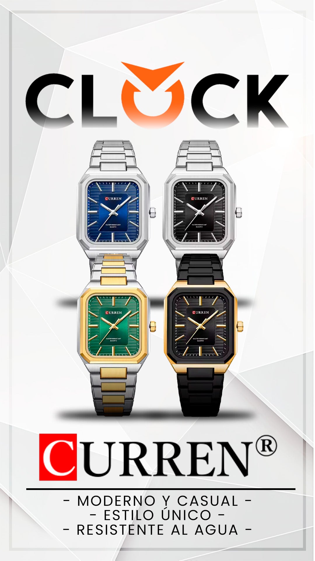 RELOJ CURREN 8457 ORIGINAL CUARZO | CUR-160, CUR-161, CUR-162, CUR-163