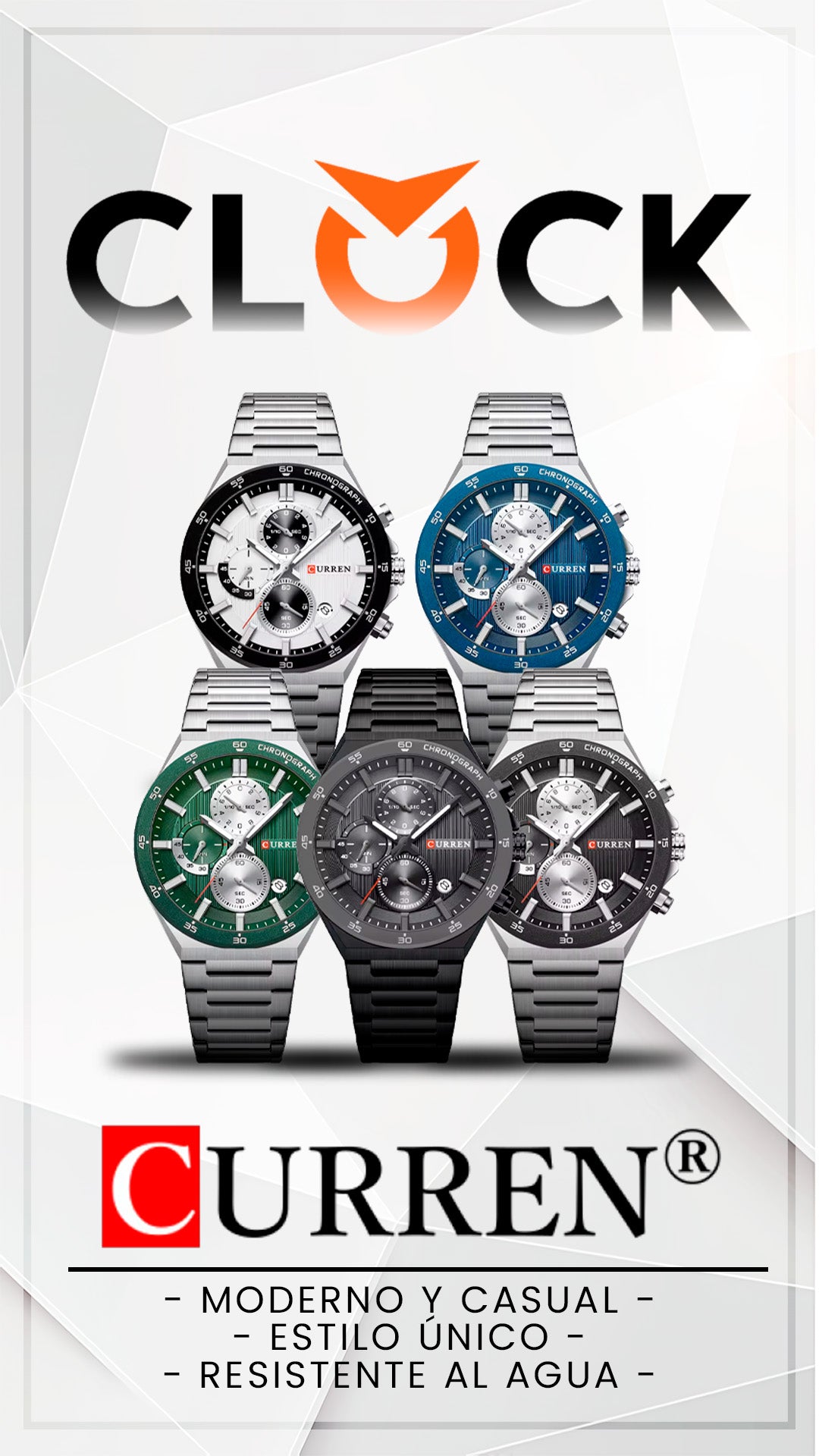 RELOJ CURREN 8481 ORIGINAL CUARZO | CUR-167, CUR-168, CUR-169, CUR-170, CUR-171