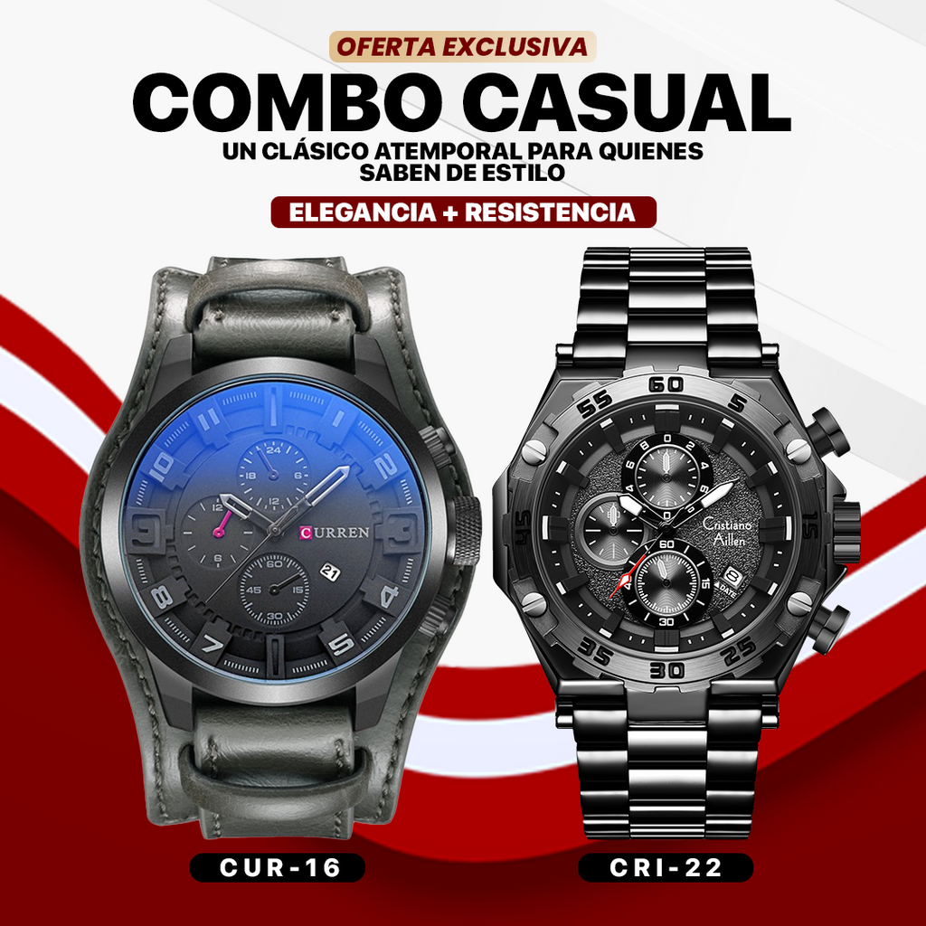 Combo Exclusivo #7: CRISTIANO AILLEN + CURREN | CUR-16 / CRI-22