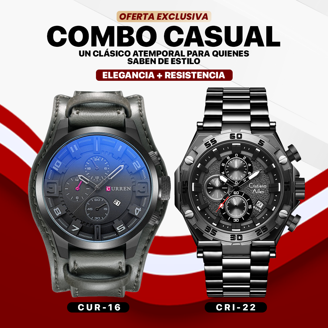 Combo Exclusivo #7: CRISTIANO AILLEN + CURREN | CUR-16 / CRI-22
