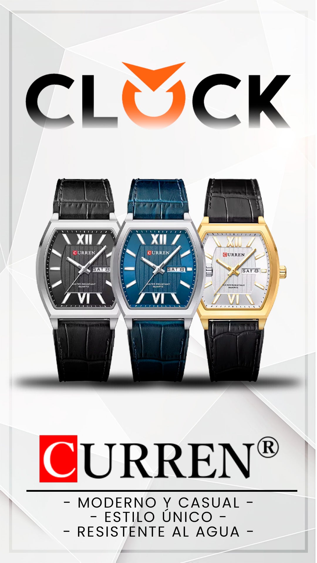 RELOJ CURREN 8478 ORIGINAL CUARZO | CUR-172, CUR-173, CUR-174
