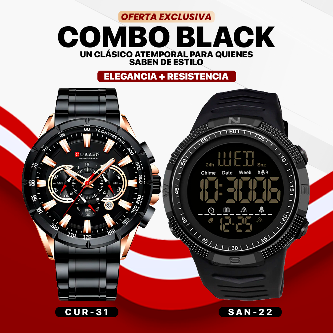 Combo Exclusivo #2: CURREN + SANDA DEPORTIVO | CUR-31 / SAN-22