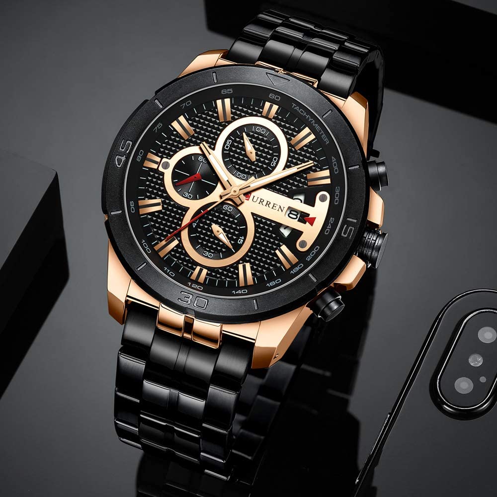 RELOJ CURREN ORIGINAL ELEGANTE AZUL | SKU: CUR-71