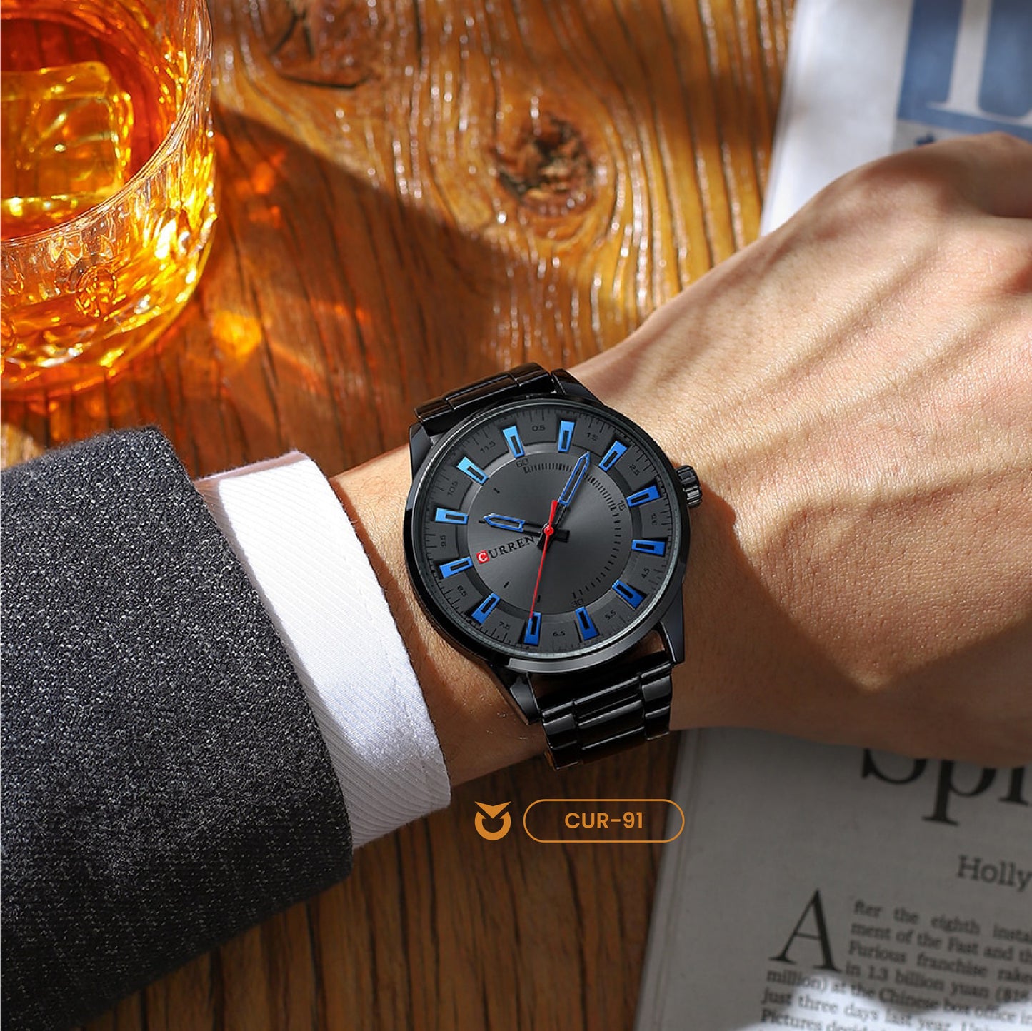 RELOJ CURREN ORIGINAL CASUAL HOMBRE 8406 | CUR-91 | CUR-139 | CUR-140