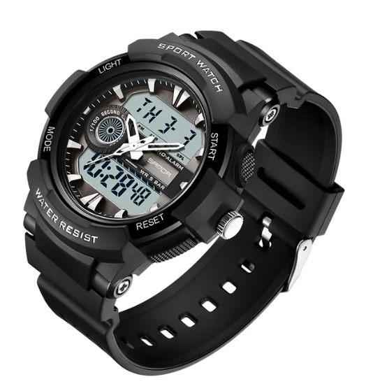 RELOJ SANDA NEGRO & DORADAS, BLANCO, NEGRO | SKU: SAN-108 | SAN-109 | SAN-117