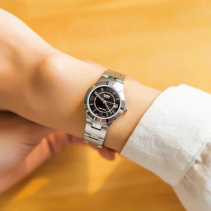 LTP-1241D | RELOJ CASIO ORIGINAL DE ACERO PLATEADO