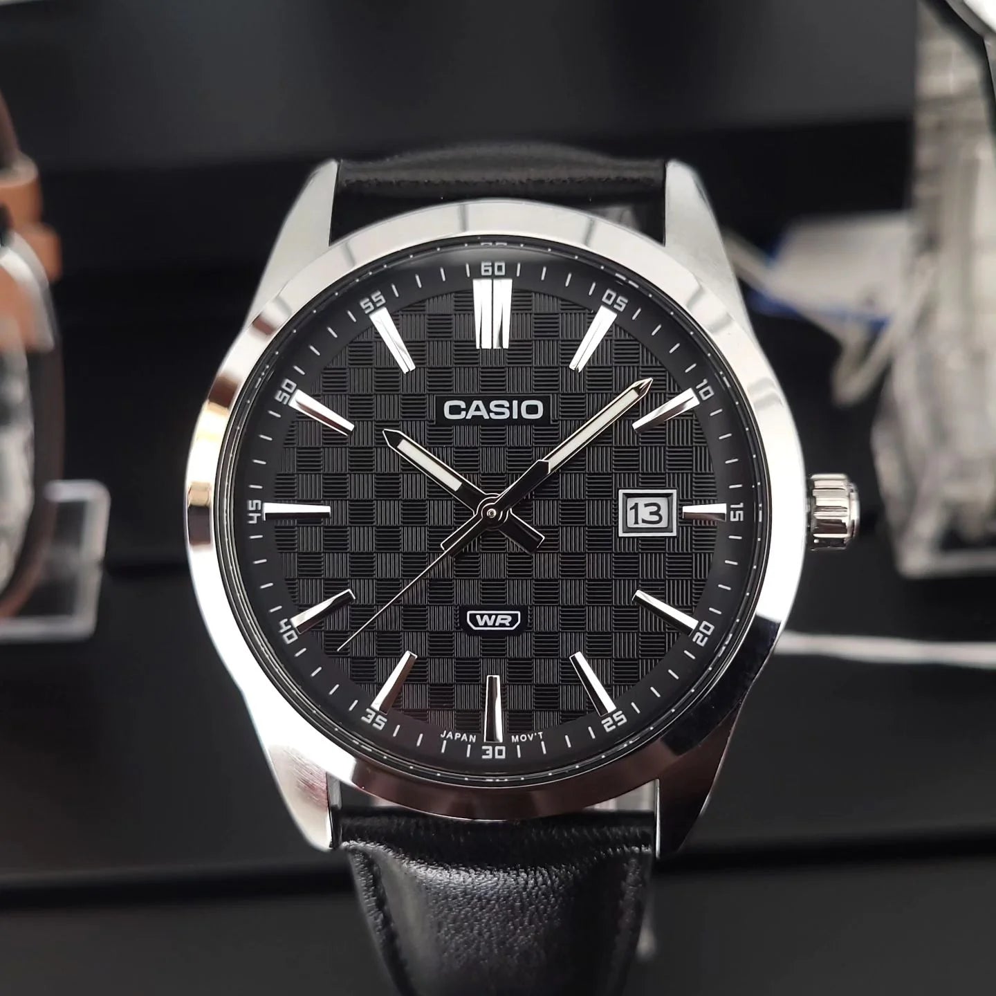 MTP-VD03 | RELOJ CASIO ORIGINAL  DE CUERO |  SKU: CAS-240