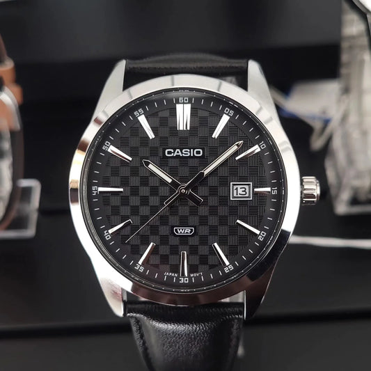 MTP-VD03 | RELOJ CASIO ORIGINAL  DE CUERO |  SKU: CAS-240