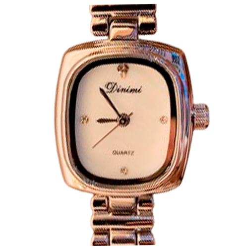 RELOJ DINIMI ORIGINAL 77121 PLATEADO DORADO ROSA | DIN-25, DIN-26, DIN-27