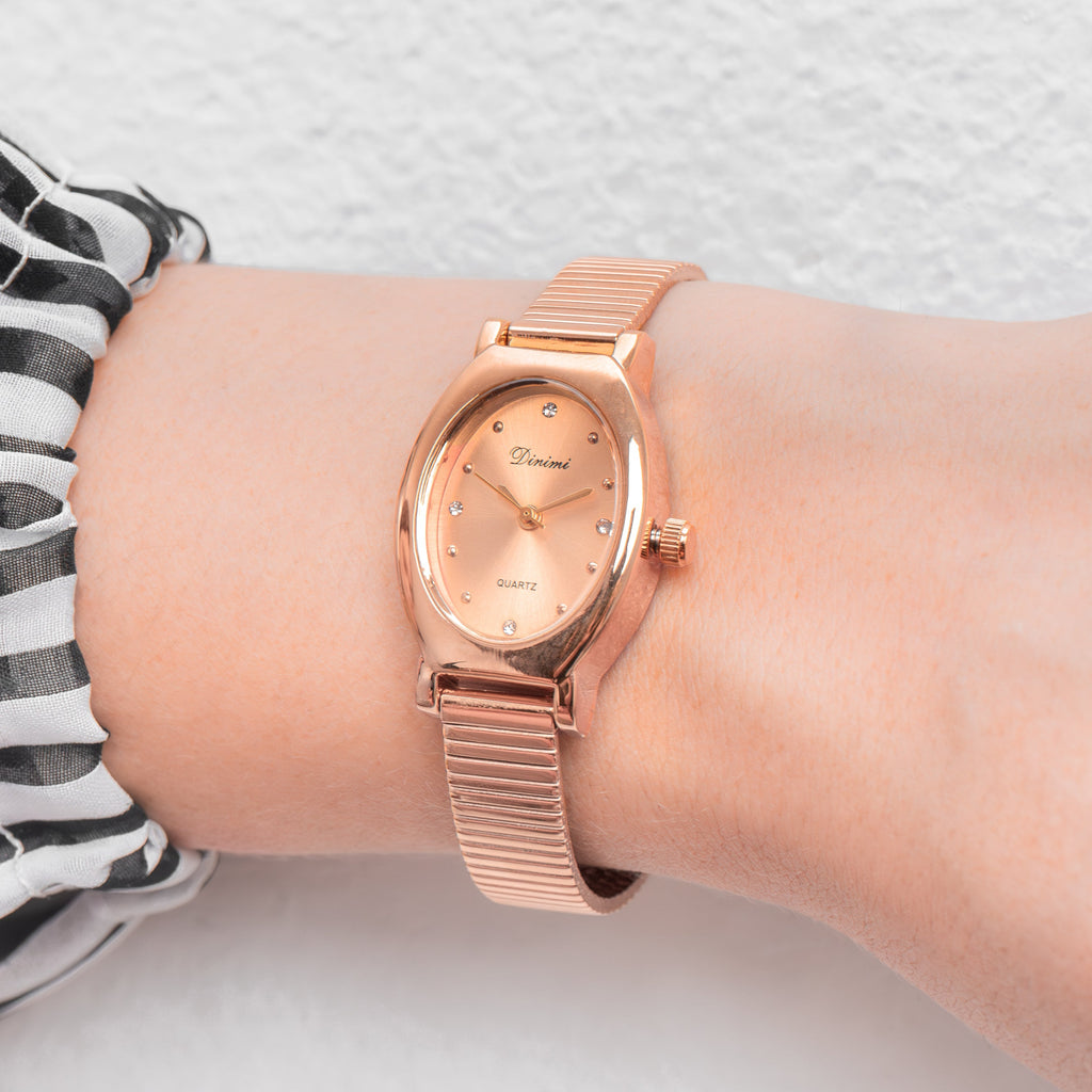 RELOJ DINIMI ORIGINAL 77102 BLANCO PLATEADO DORADO ROSADO | DIN-8, DIN-9, DIN-10, DIN-29