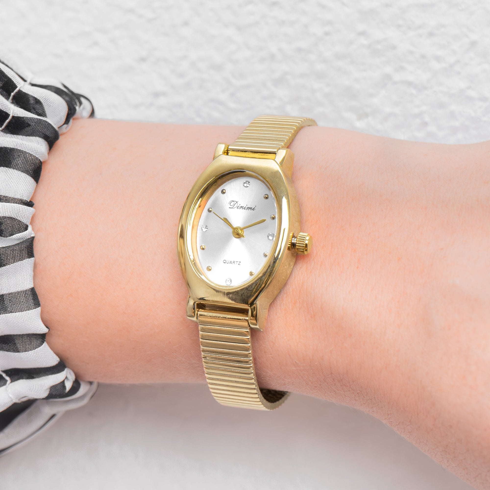 RELOJ DINIMI ORIGINAL 77102 BLANCO PLATEADO DORADO ROSADO | DIN-8, DIN-9, DIN-10, DIN-29