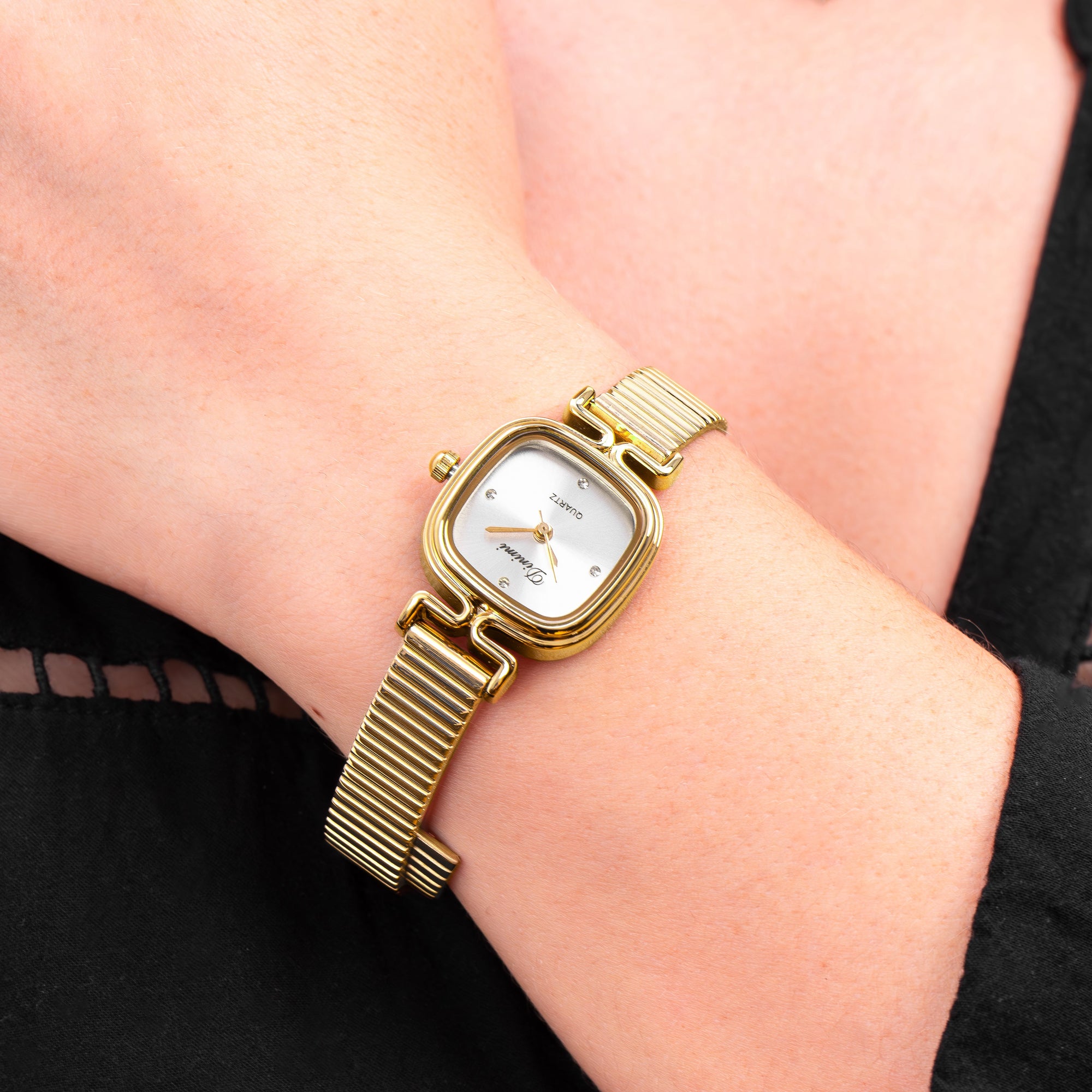 RELOJ DINIMI ORIGINAL 77099 PLATEADO DORADO ROSADO | DIN-11, DIN-12-DIN-13