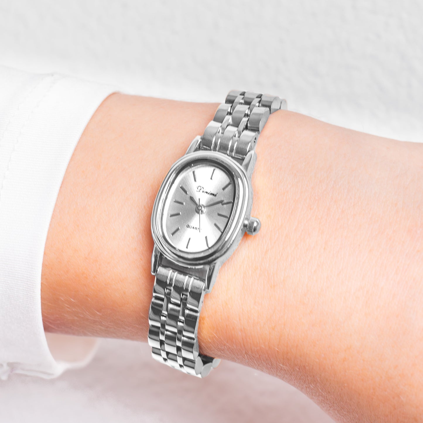 RELOJ DINIMI ORIGINAL  77101 PLATEADO DORADO ROSADO NEGRO | DIN-19, DIN-20, DIN-21, DIN-28