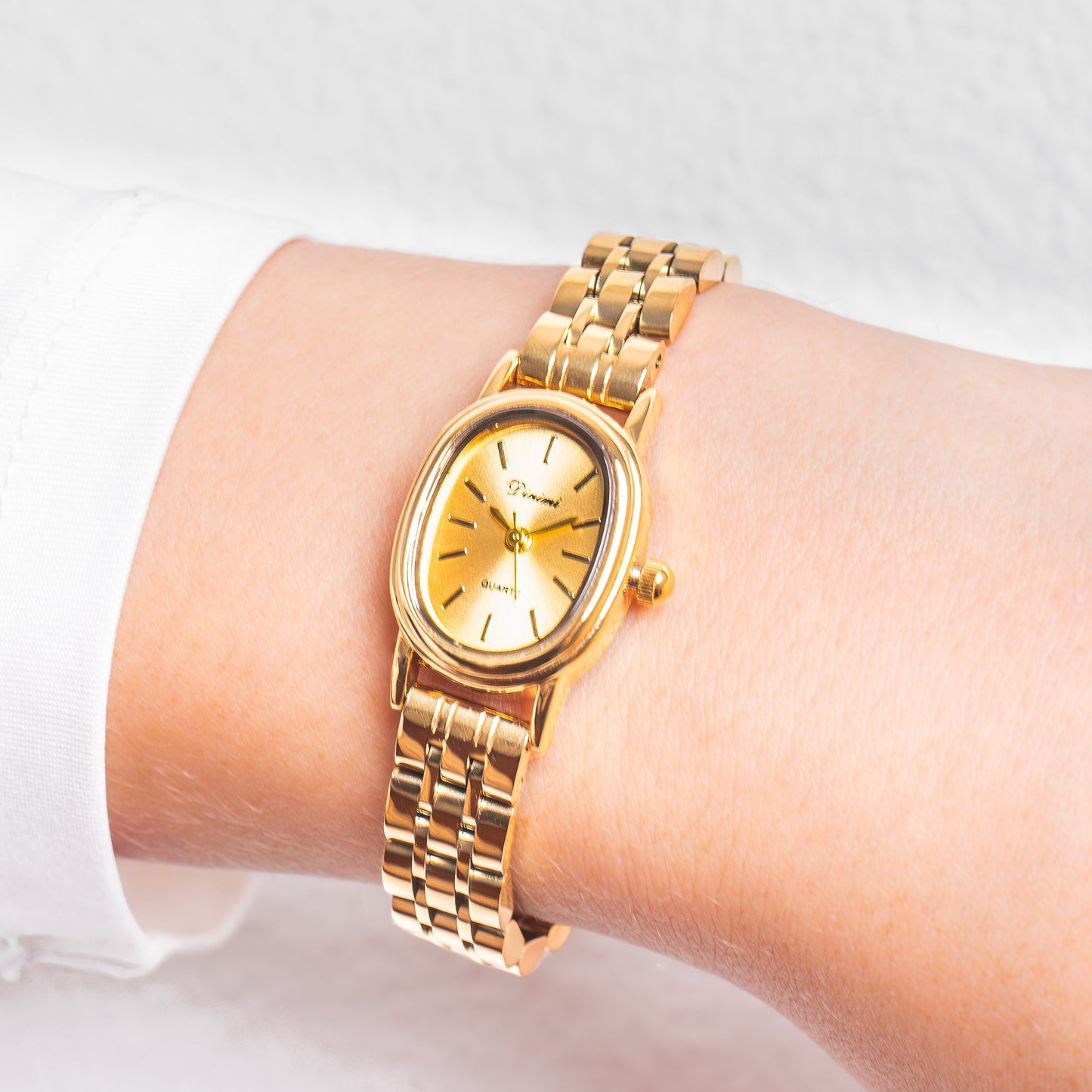 RELOJ DINIMI ORIGINAL  77101 PLATEADO DORADO ROSADO NEGRO | DIN-19, DIN-20, DIN-21, DIN-28