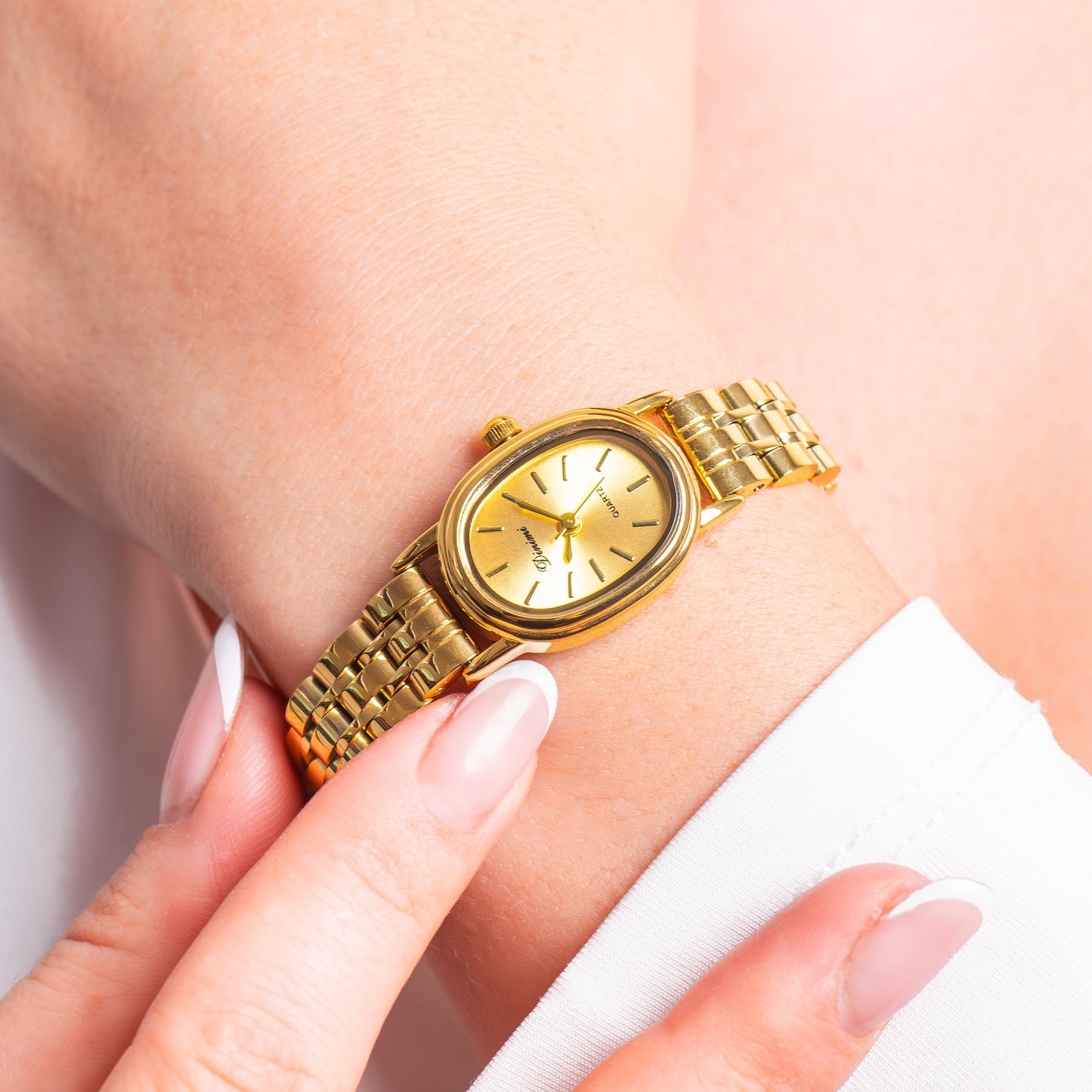 RELOJ DINIMI ORIGINAL  77101 PLATEADO DORADO ROSADO NEGRO | DIN-19, DIN-20, DIN-21, DIN-28