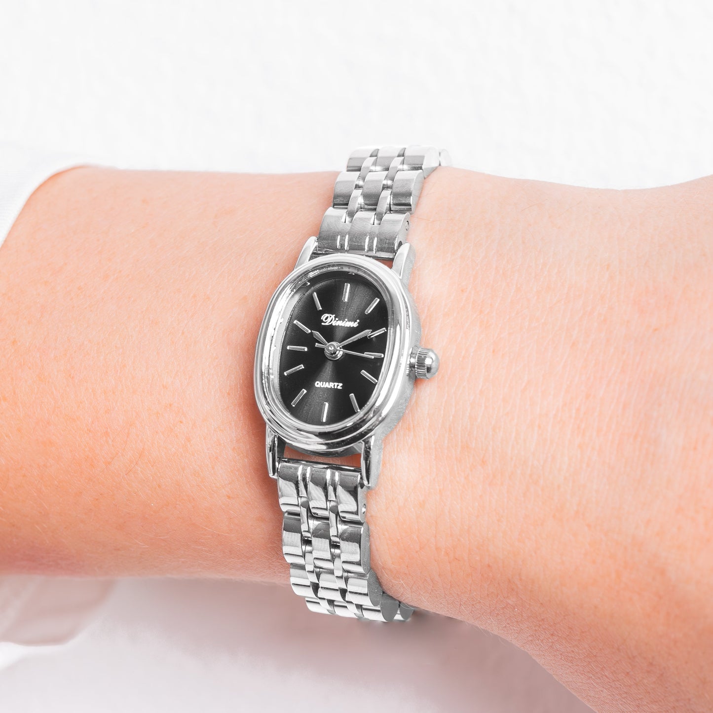 RELOJ DINIMI ORIGINAL  77101 PLATEADO DORADO ROSADO NEGRO | DIN-19, DIN-20, DIN-21, DIN-28