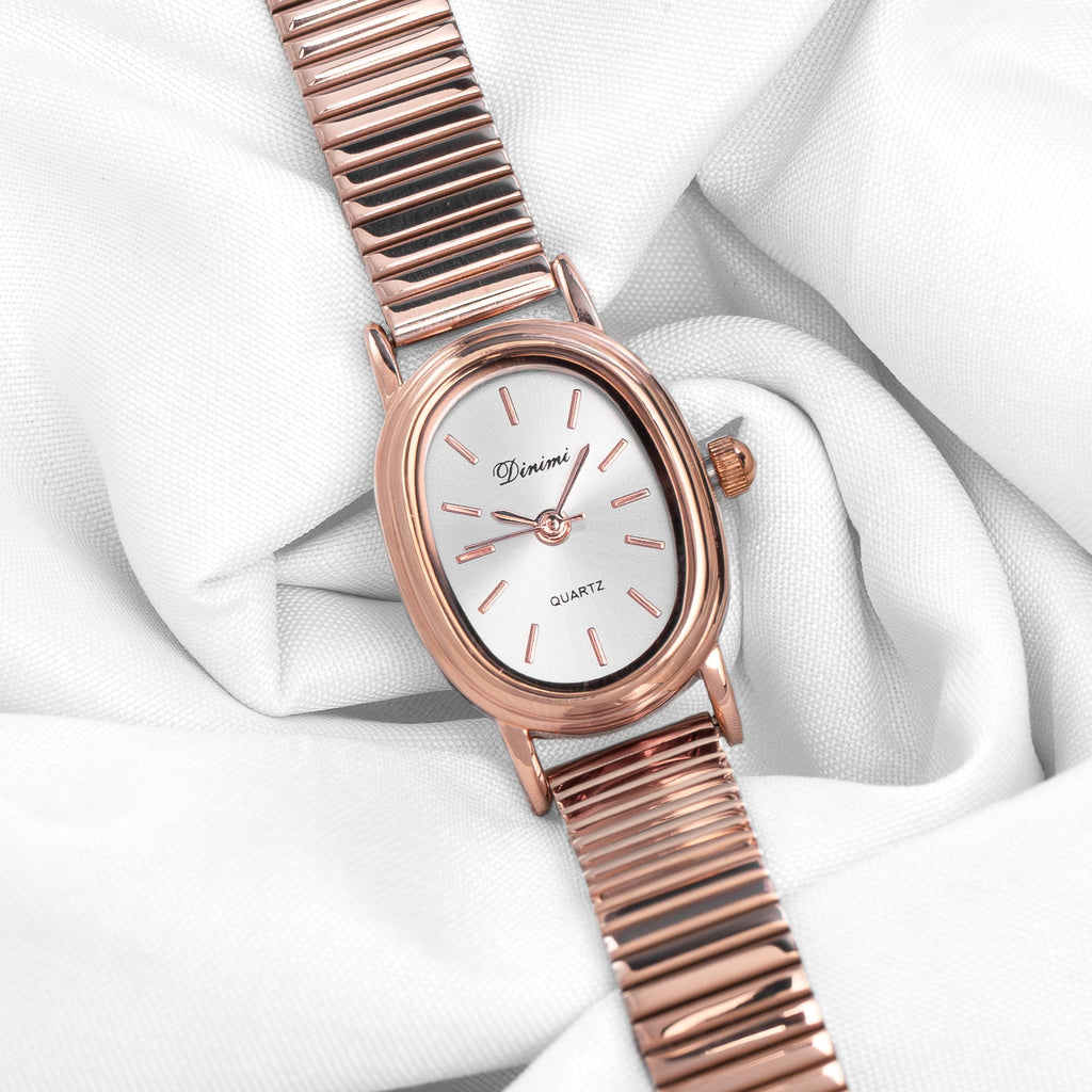 RELOJ DINIMI ORIGINAL 77101 PLATEADO DORADO ROSA NEGRO BLANCO | DIN-14, DIN-15, DIN-16, DIN-17, DIN-18