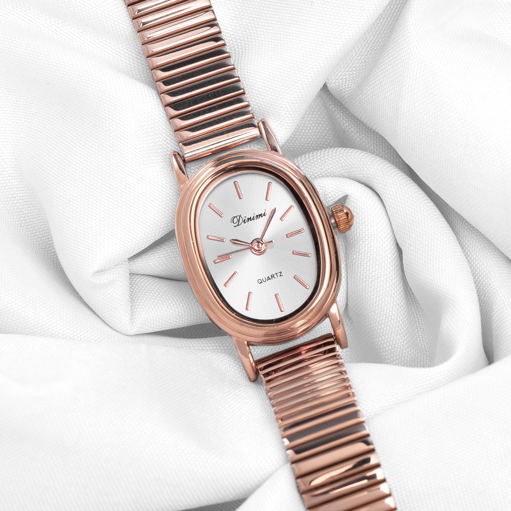 RELOJ DINIMI ORIGINAL 77101 PLATEADO DORADO ROSA NEGRO BLANCO | DIN-14, DIN-15, DIN-16, DIN-17, DIN-18