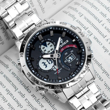 RELOJ TEMEIS ORIGINAL 8120 NEGRO AZUL PLATEADO DORADO BLANCO | TEM-1, TEM-2, TEM-3, TEM-4, TEM-5