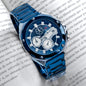 RELOJ PANZER ORIGINAL - ELEGANTE AZUL Y DORADO | PAN-16, PAN-17, PAN-18