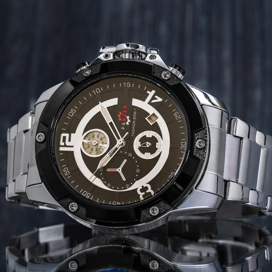 RELOJ PANZER ORIGINAL - ELEGANTE PLATEADO Y DORADO| PAN-22, PAN-23, PAN-24, PAN-25