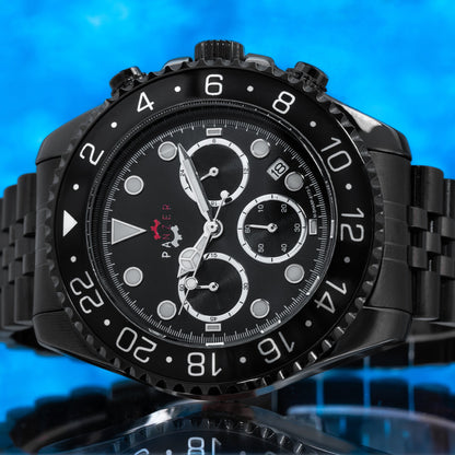 RELOJ PANZER ORIGINAL -  ELGANTE DORADO NEGRO Y PLATA | PAN-26, PAN-27, PAN-28, PAN-46
