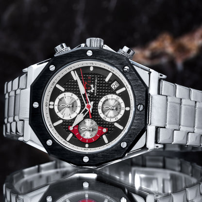 RELOJ PANZER ORIGINAL - ELEGANTE DORADO NEGRO BLANCO Y PLATEADO |  PAN-29, PAN-30, PAN-32