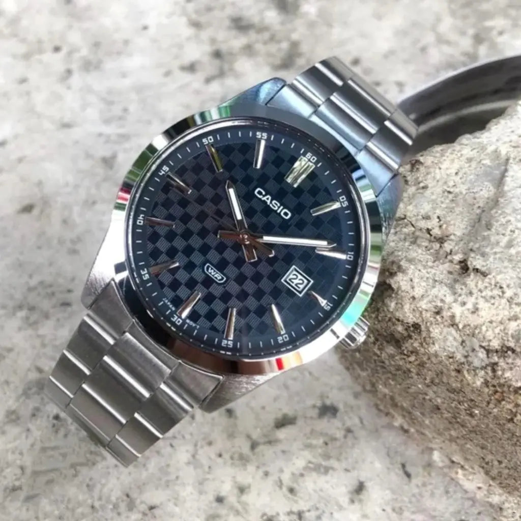 MTP-VD03D-2AUDF | RELOJ CASIO ORIGINAL ACERO AZUL | CAS-292