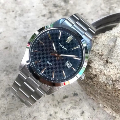 MTP-VD03D-2AUDF | RELOJ CASIO ORIGINAL ACERO AZUL | CAS-292