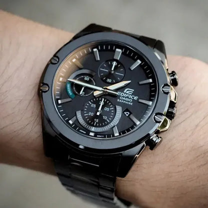 EFR-S567 | RELOJ CASIO EDIFICE ORIGINAL ACERO PLATEADO AZUL NEGRO | EDI-OG-50, EDI-OG-51, EDI-OG-52