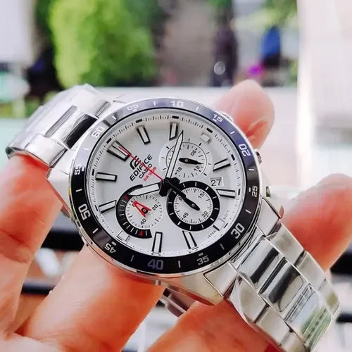 EFV-570 | RELOJ CASIO EDIFICE ORIGINAL ACERO NEGRO AZUL BLANCO | EDI-OG-61, EDI-OG-62, EDI-OG-63