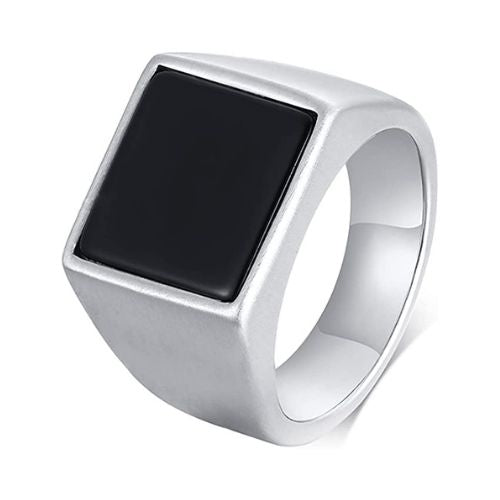 ANILLO CUBE NEGRO DORADO Y PLATEADO | RIN-56 RIN-57 RIN-11 RIN-12