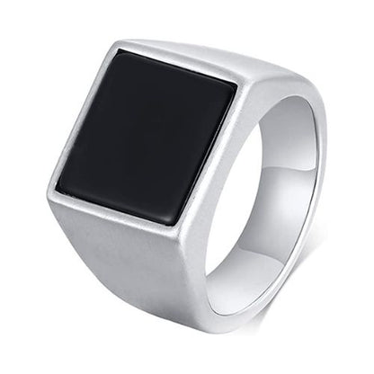 ANILLO CUBE NEGRO DORADO Y PLATEADO | RIN-56 RIN-57 RIN-11 RIN-12