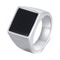 ANILLO CUBE NEGRO DORADO Y PLATEADO | RIN-56 RIN-57 RIN-11 RIN-12