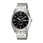 MTP-1335 | RELOJ CASIO ORIGINAL DE ACERO NEGRO | CAS-255, CAS-256