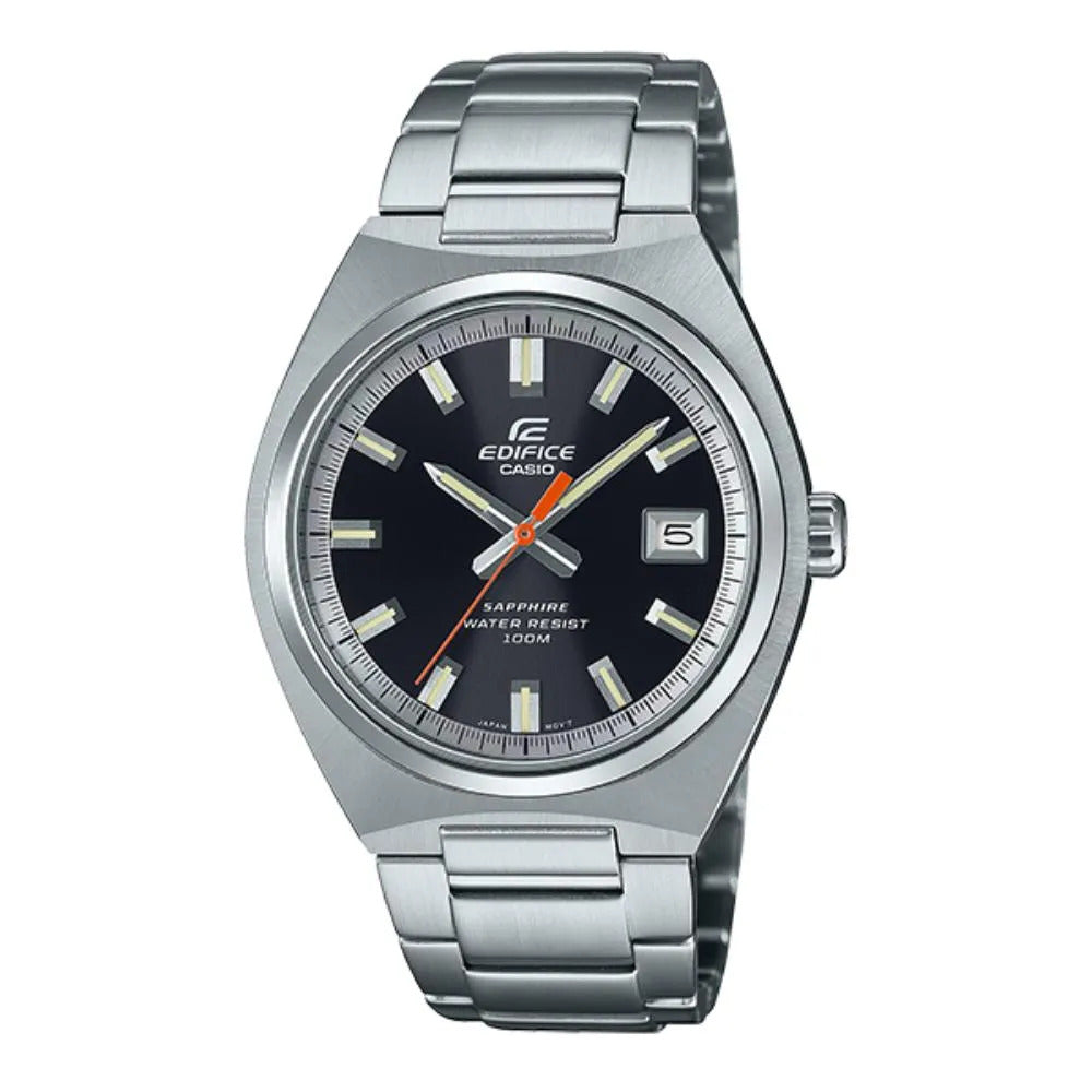 EFB-109D | RELOJ CASIO EDIFICE ORIGINAL ACERO NEGRO AZUL PLATEADO | EDI-OG-19, EDI-OG-20, EDI-OG-21