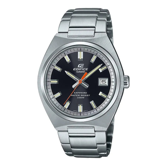 EFB-109D | RELOJ CASIO EDIFICE ORIGINAL ACERO NEGRO AZUL PLATEADO | EDI-OG-19, EDI-OG-20, EDI-OG-21