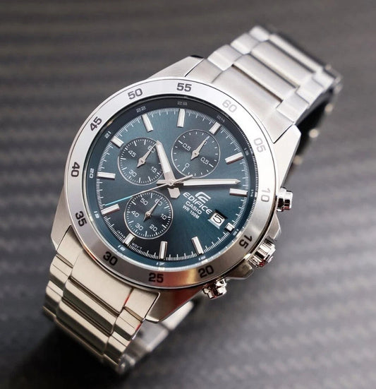 EFR-526D | RELOJ CASIO EDIFICE ORIGINAL ACERO AZUL VERDE ROJO| EDI-OG-27, EDI-OG-28, EDI-OG-29