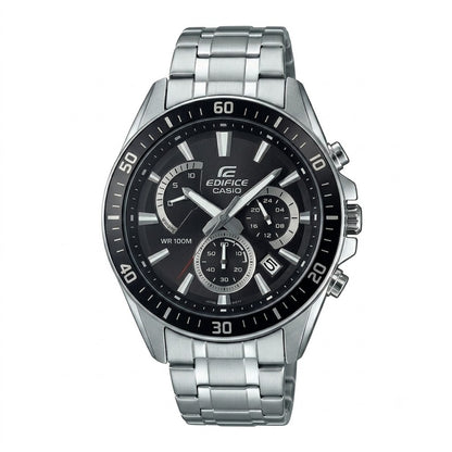 EFR-552D | RELOJ CASIO EDIFICE ORIGINAL ACERO PALTEADO AZUL NEGRO | EDI-OG-32, EDI-OG-33, EDI-OG-34