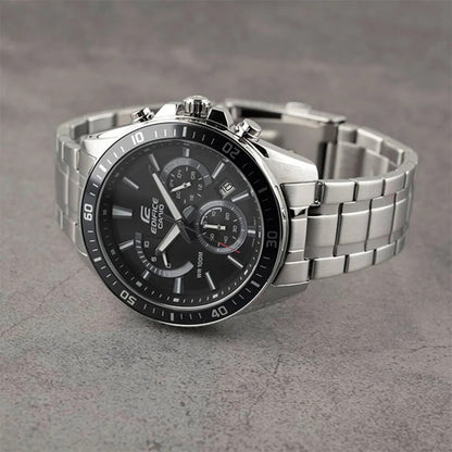 EFR-552D | RELOJ CASIO EDIFICE ORIGINAL ACERO PALTEADO AZUL NEGRO | EDI-OG-32, EDI-OG-33, EDI-OG-34